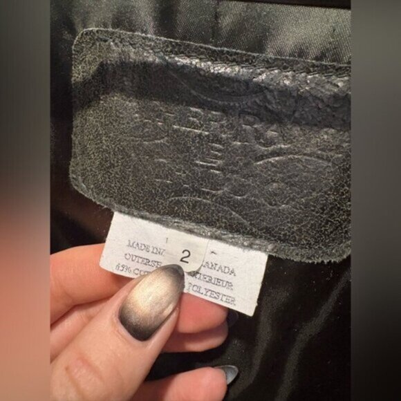 🌟VINTAGE🌟 LEATHER RANCH- Tapestry JACKET - Picture 12 of 14